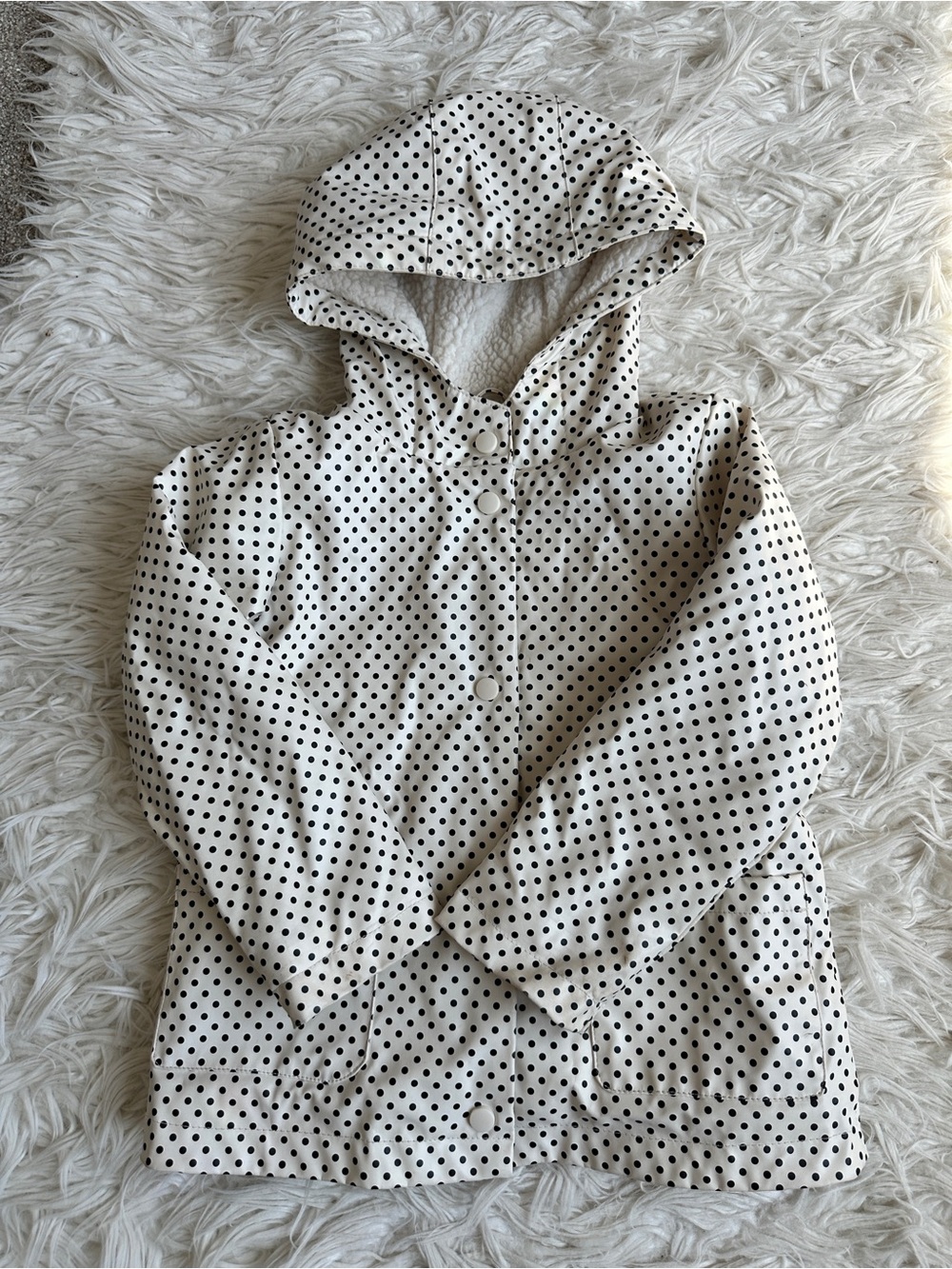 C&C California Polka Dot Rain Coat kids small